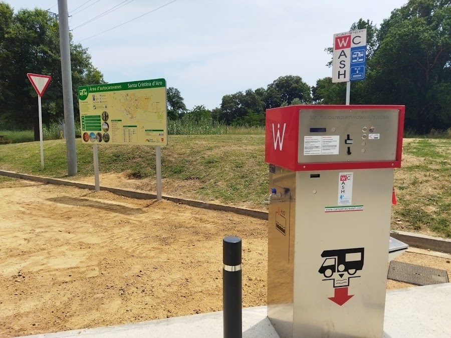 Àrea pública d'autocaravanes de Santa Cristina d'Aro