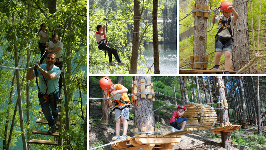 Pirineus Parc Aventura| Tirolines | Kayak | Paddel a prop de Sort | Espot Parc Nacional Estany San Maurici| Esterri d'Àneu